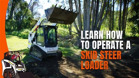 how to operate skid steer loader|operating a skid steer loader.